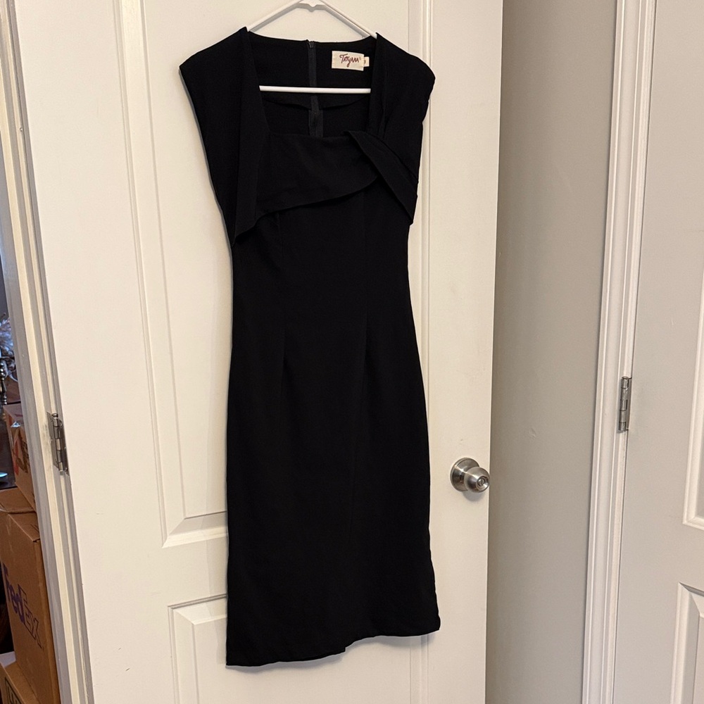 Tatyana Perfect Little Black Midi Dress